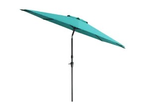 10ft Wind Resistant Turquoise Patio Umbrella