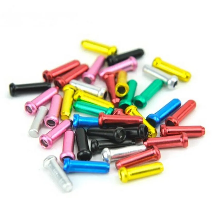 20pcs/ set 7Colors Brake Wire End Cap Cable Parts Aluminum MTB Bicycle Bike Line Core Cap Cover Gear Shift Brake DCCE02