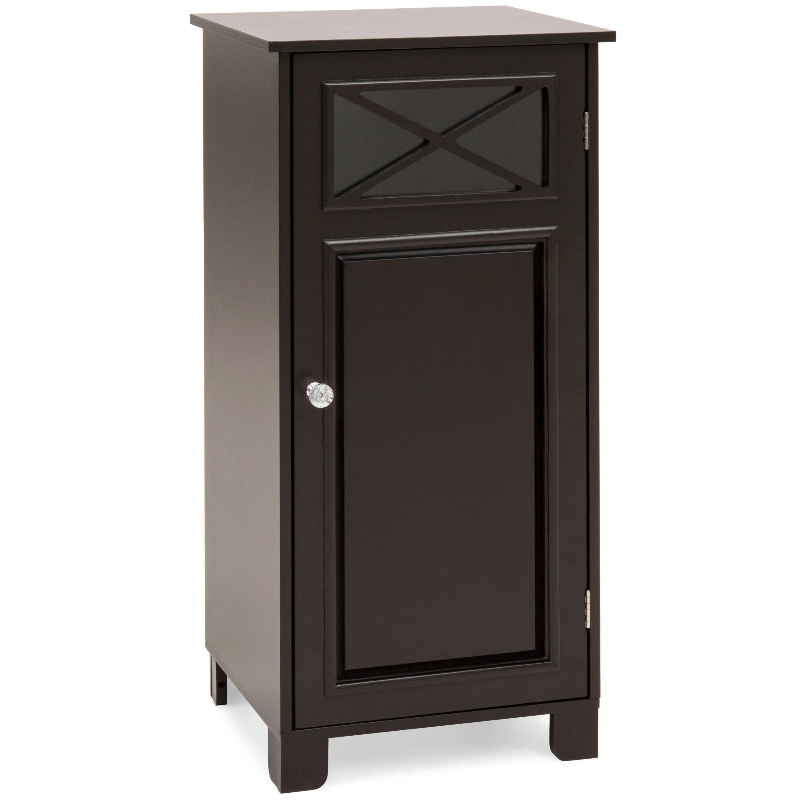 3-Tier Classic Wooden Floor Cabinet w/ Door