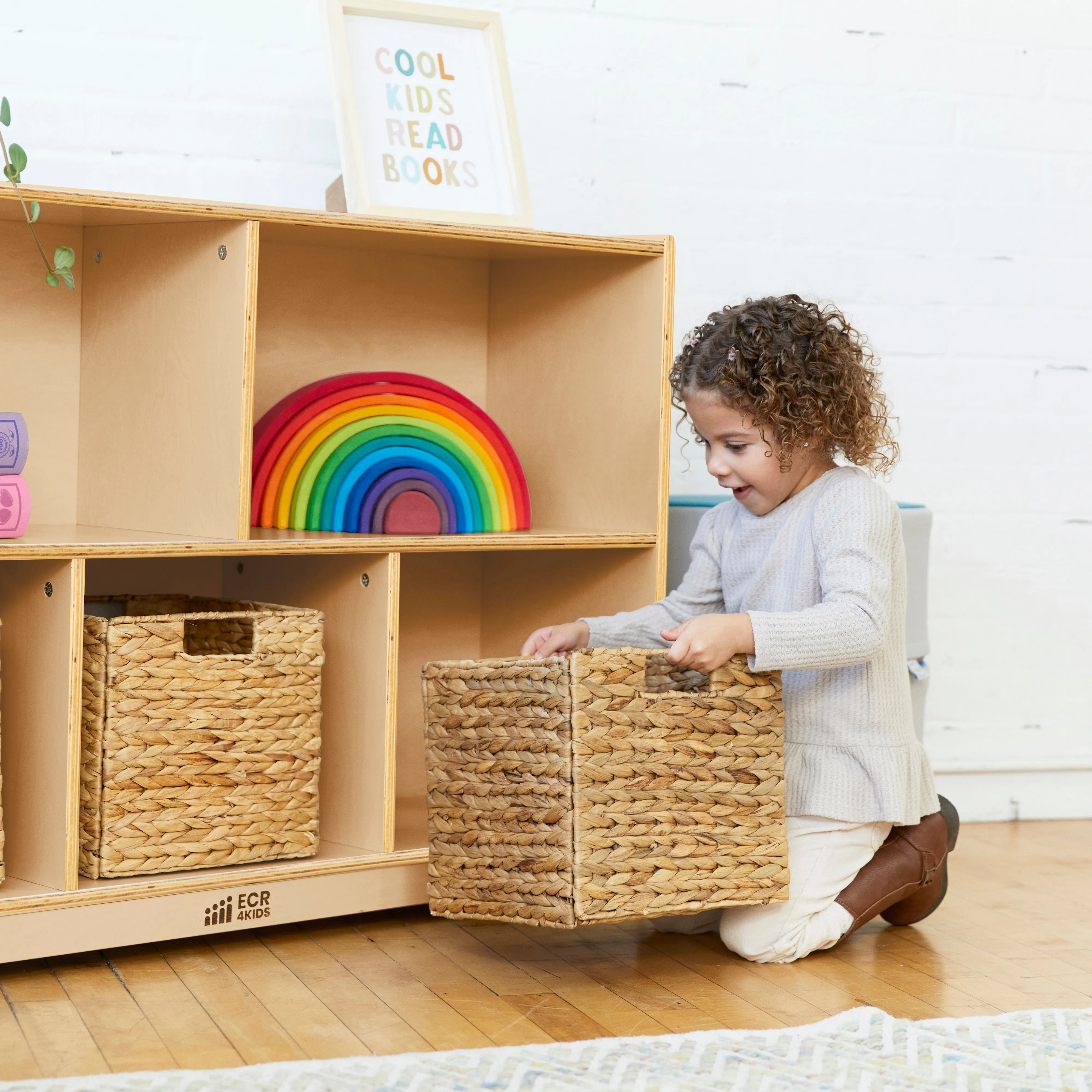 5-Compartment Mobile Storage Cabinet, 30in High