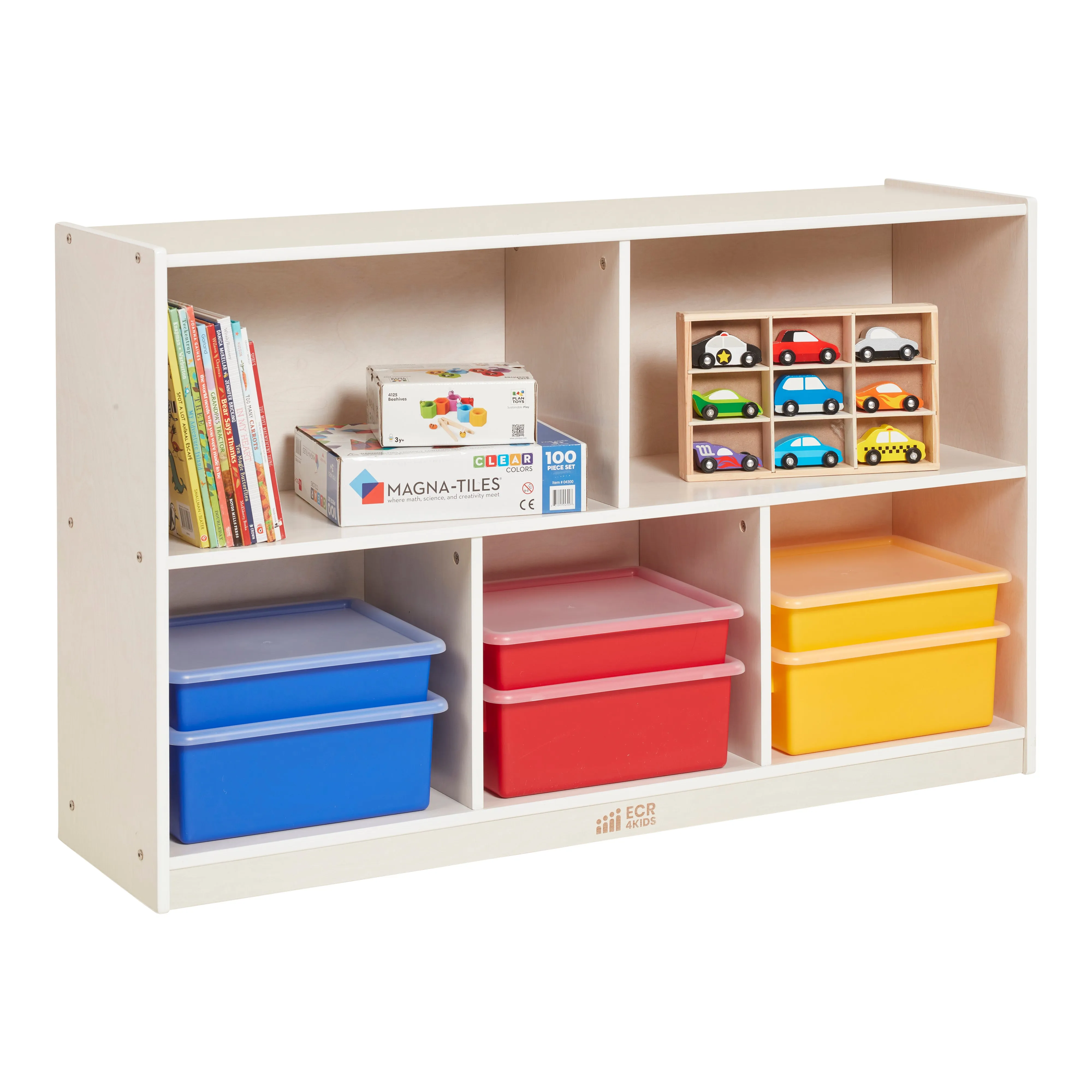 5-Compartment Mobile Storage Cabinet, 30in High