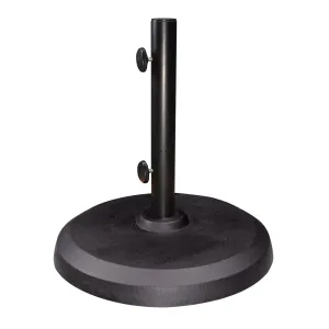 50LB Designer Cast Aluminum Umbrella Base - Black