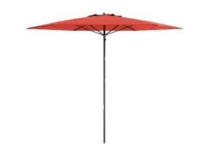 7.5ft Crimson Red Beach Umbrella