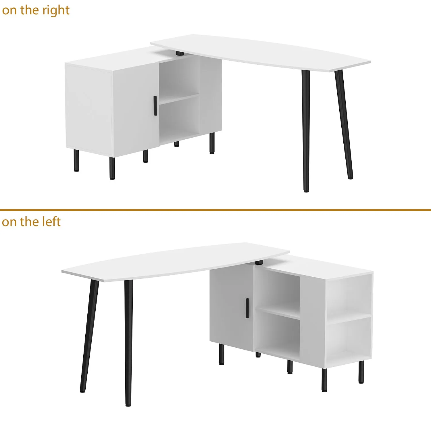 78.7'' Large Modern L-Shaped Desk