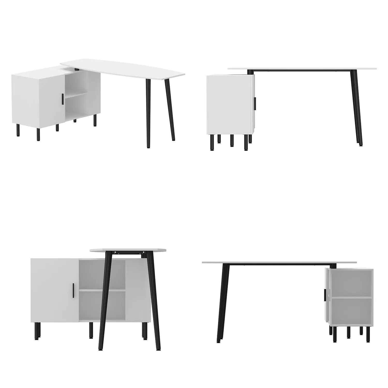 78.7'' Large Modern L-Shaped Desk