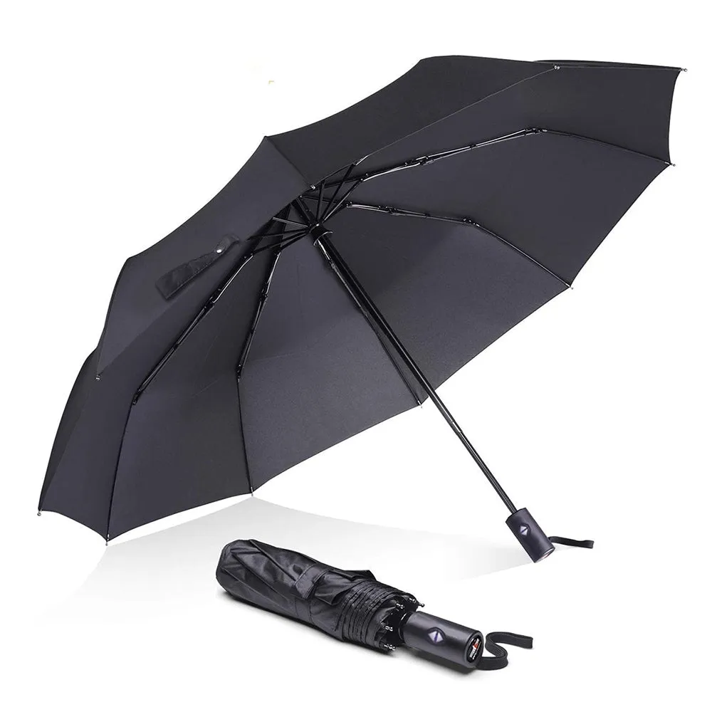 ABCCANOPY Sun Protection with Black Glue Anti UV Coating Travel Auto Folding Umbrella