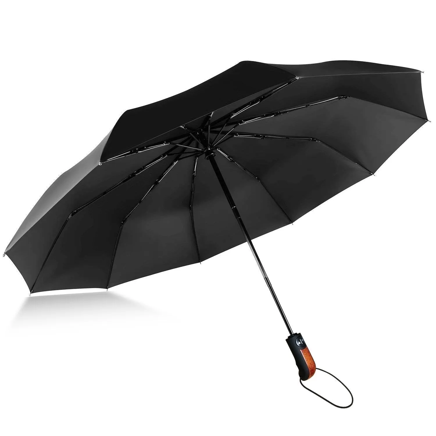 ABCCANOPY Sun Protection with Black Glue Anti UV Coating Travel Auto Folding Umbrella