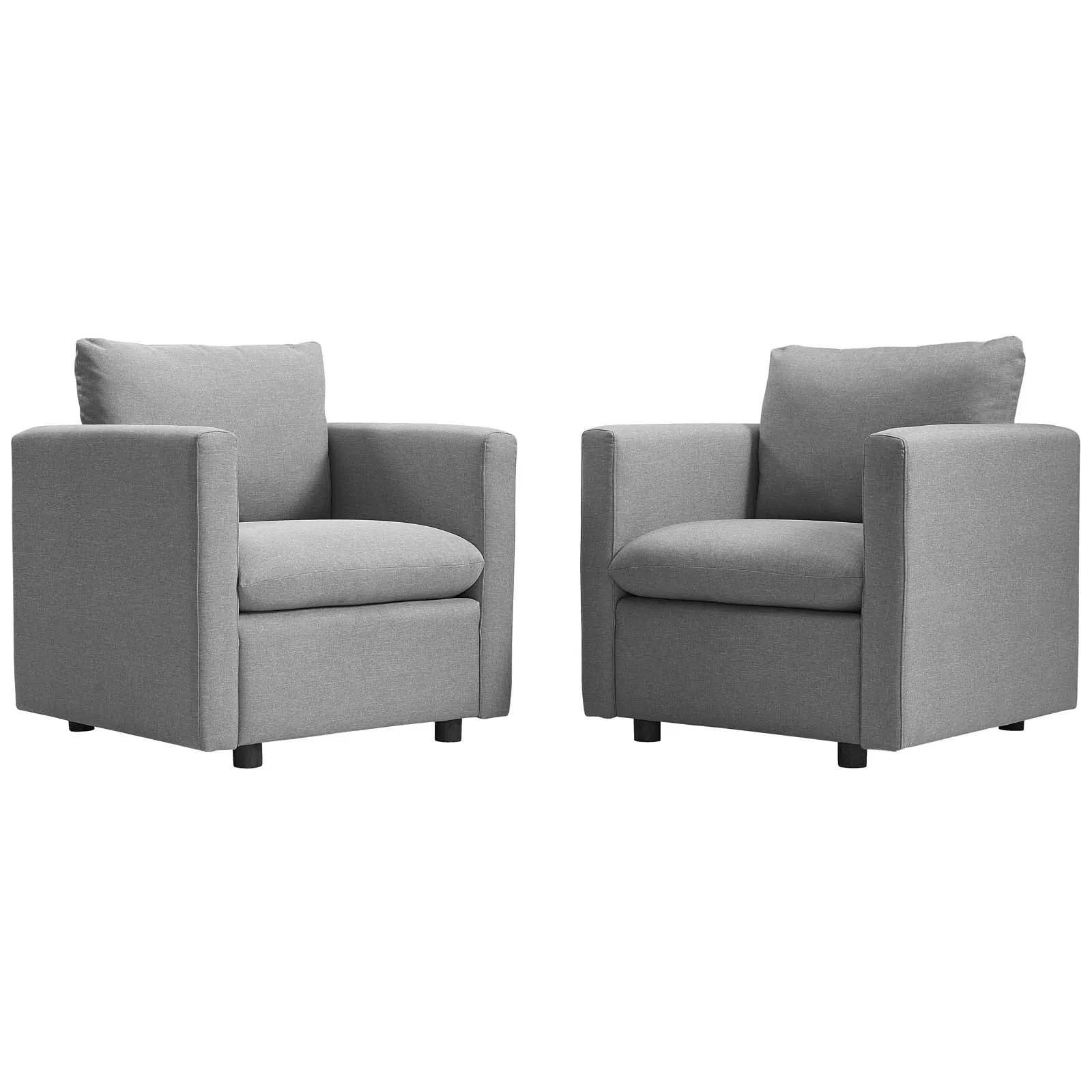 Activate Upholstered Fabric Armchair Set of 2