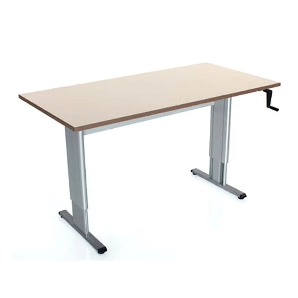 Ad-As/Populas Furniture Accella Series Height Adjustable Workstations, Desks & Tables Workstation, 36"L X 24"W, Rectangular, Undermounted Hand-Crank, Available In All Finishes, Indicate Color Code (Xx)