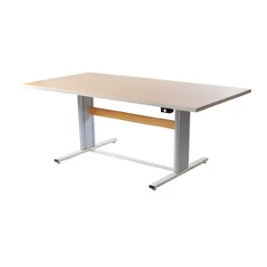 Ad-As/Populas Furniture Infinity Series Height Adjustable Workstations, Desks & Tables Activity/ Computer Table, 72"L X 24"W, Rectangular, Power Adjustable, Available In All Finishes, Indicate Color Code (Xx)