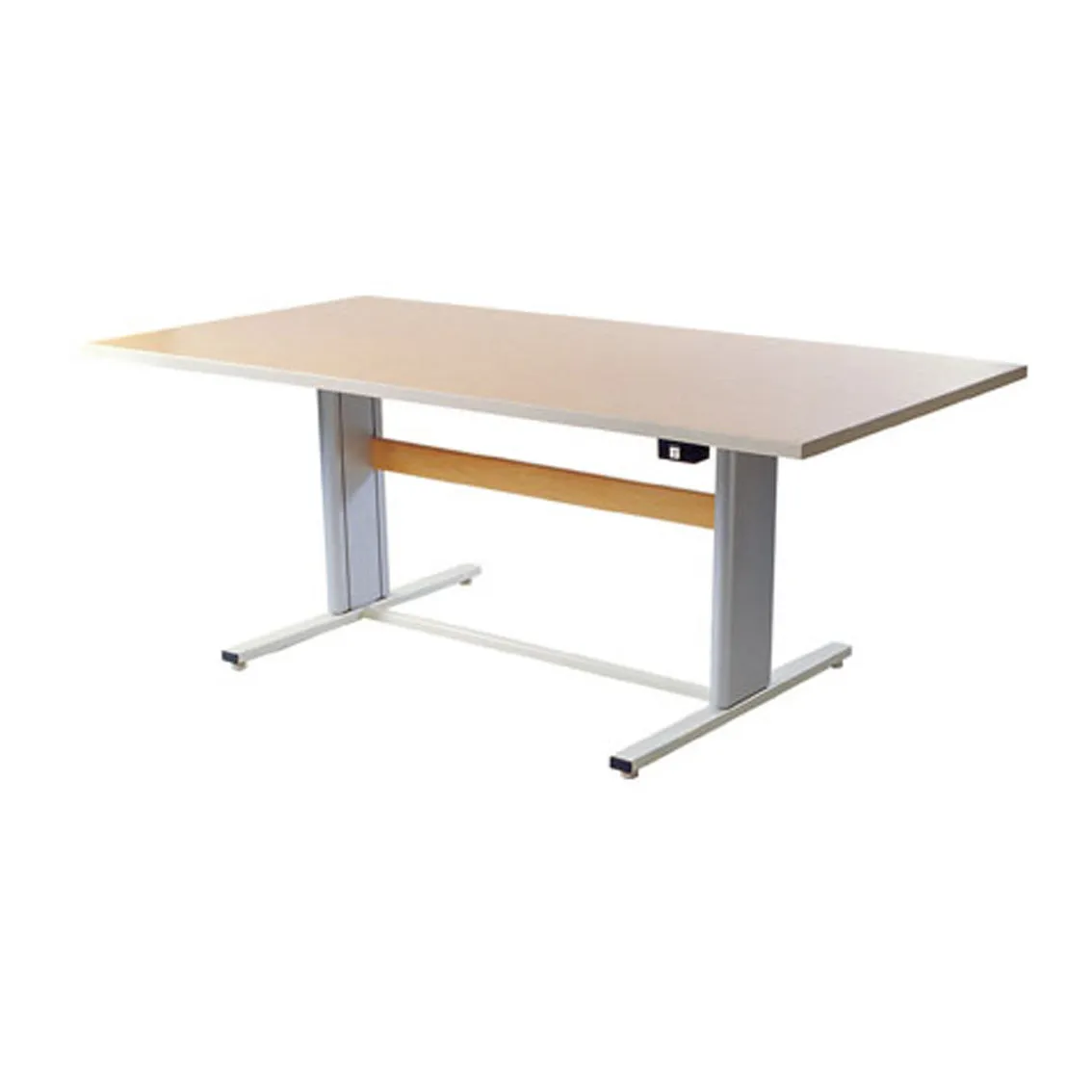 Ad-As/Populas Furniture Infinity Series Height Adjustable Workstations, Desks & Tables Activity/ Computer Table, 72"L X 24"W, Rectangular, Power Adjustable, Available In All Finishes, Indicate Color Code (Xx)