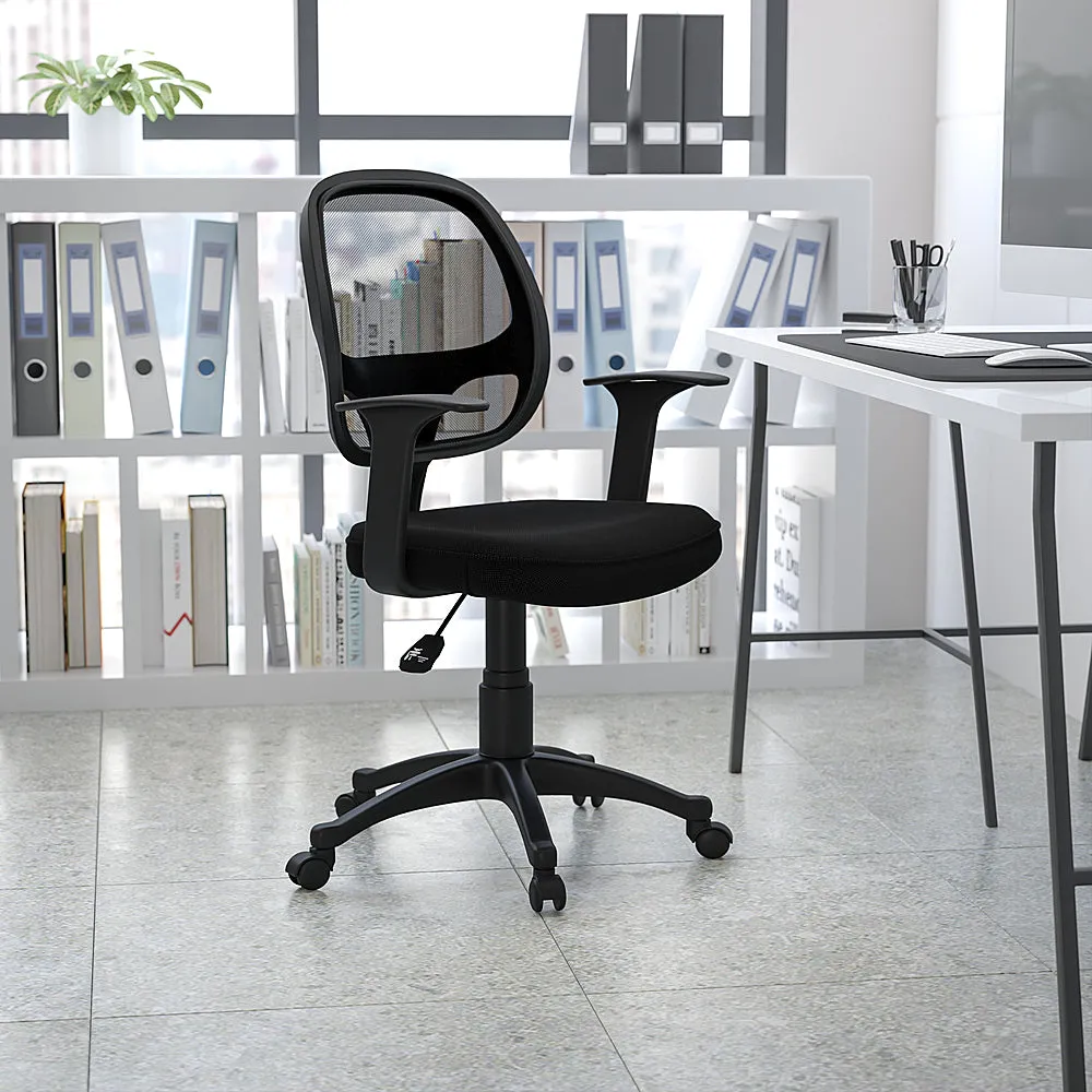 Alamont Home - Mallard Contemporary Mesh Swivel Office Chair - Black