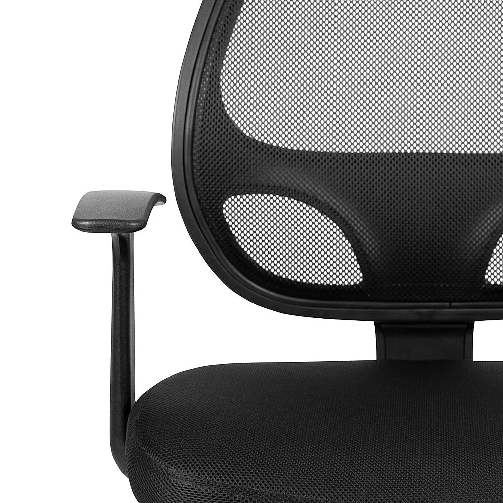 Alamont Home - Mallard Contemporary Mesh Swivel Office Chair - Black