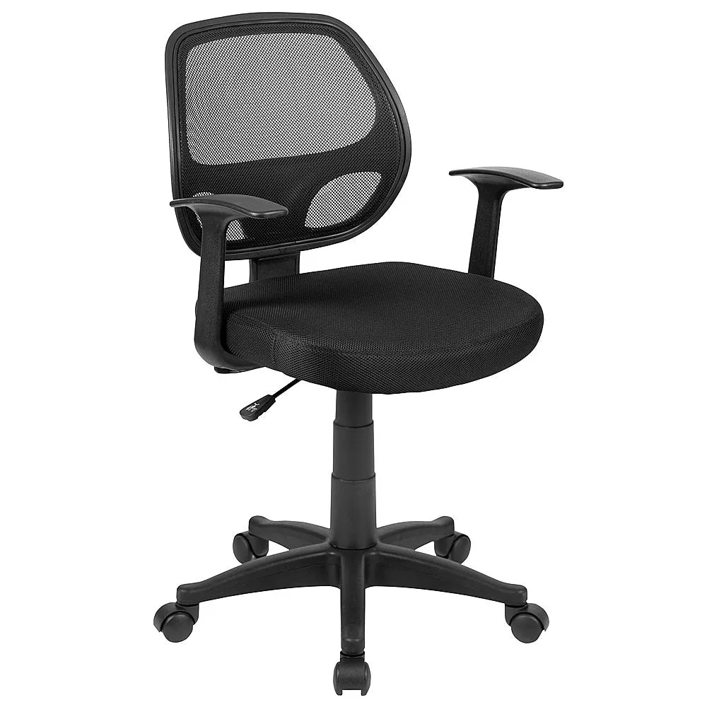 Alamont Home - Mallard Contemporary Mesh Swivel Office Chair - Black