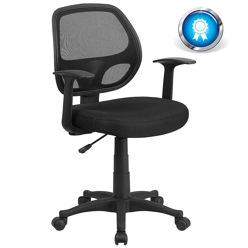 Alamont Home - Mallard Contemporary Mesh Swivel Office Chair - Black