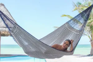 Authentic Mexican Cotton Hammock in Ocean Weaves