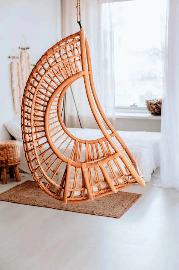 Bamboo Swing Chairs for Outdoor | Cane swing chairs - Adah