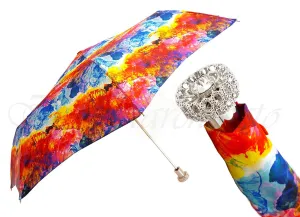 Beautiful Italian Umbrella Jeweled Handle