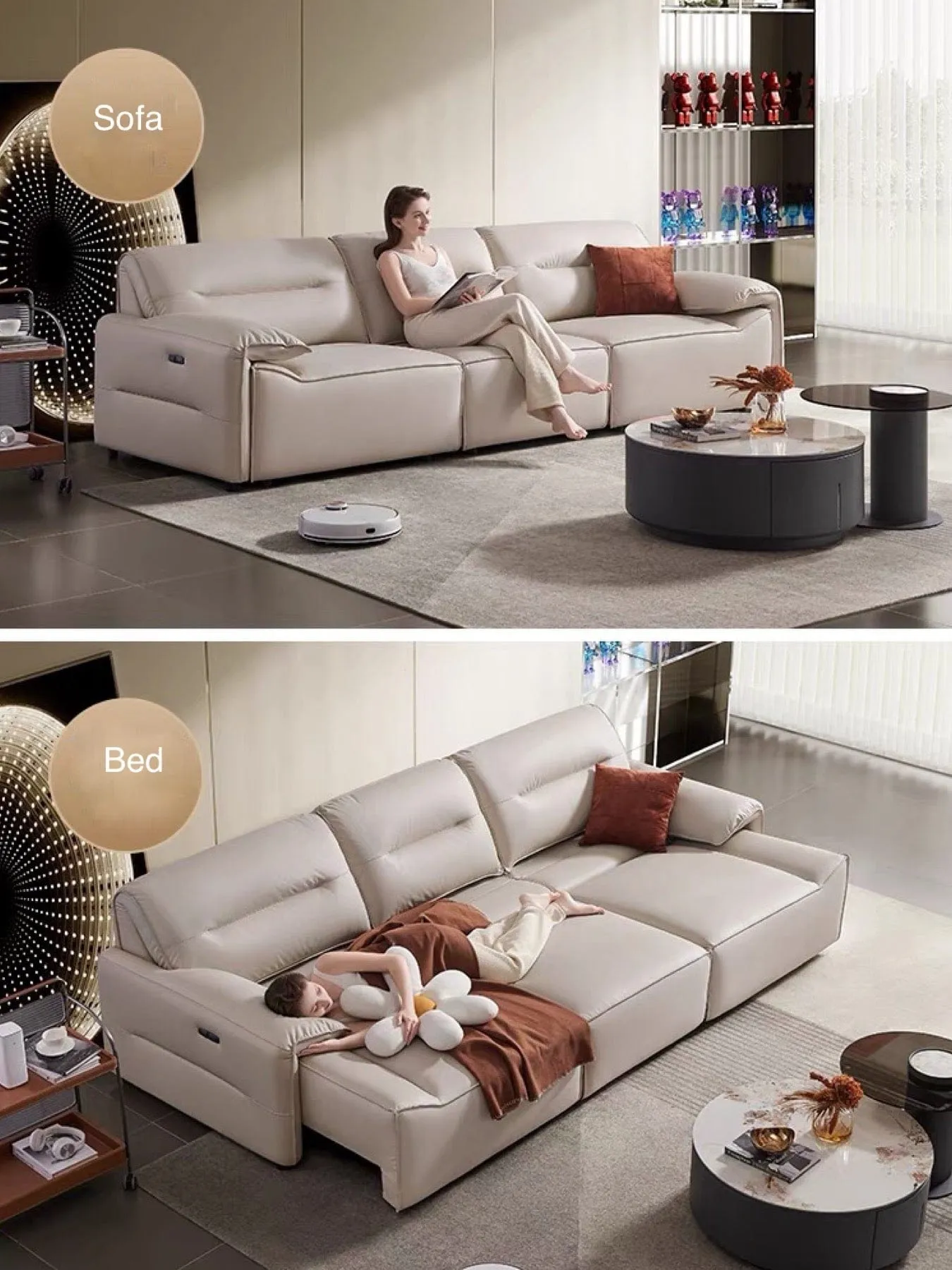 Bianco Electric Sofa Bed