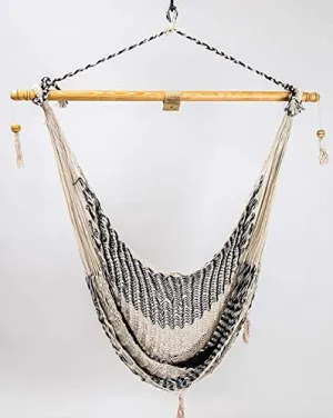 (Black and White)Hammock Chair -Sarazoty