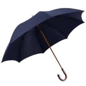 Black Doorman Umbrella with Maplewood Handle