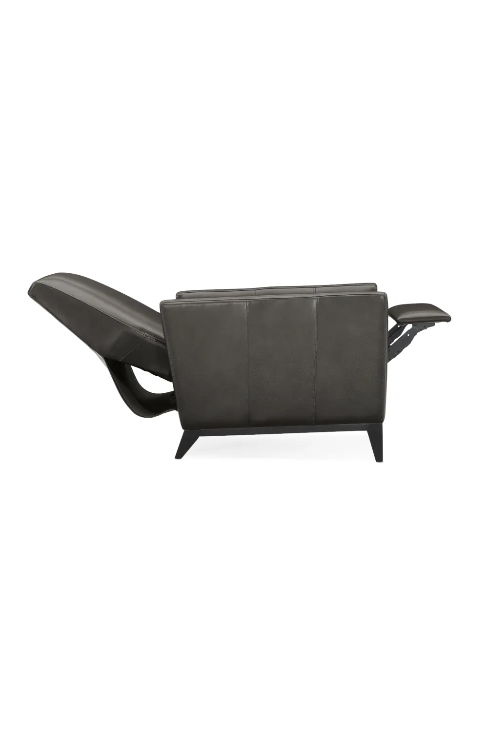 Black Leather Reclining Chair | Caracole Lean On Me