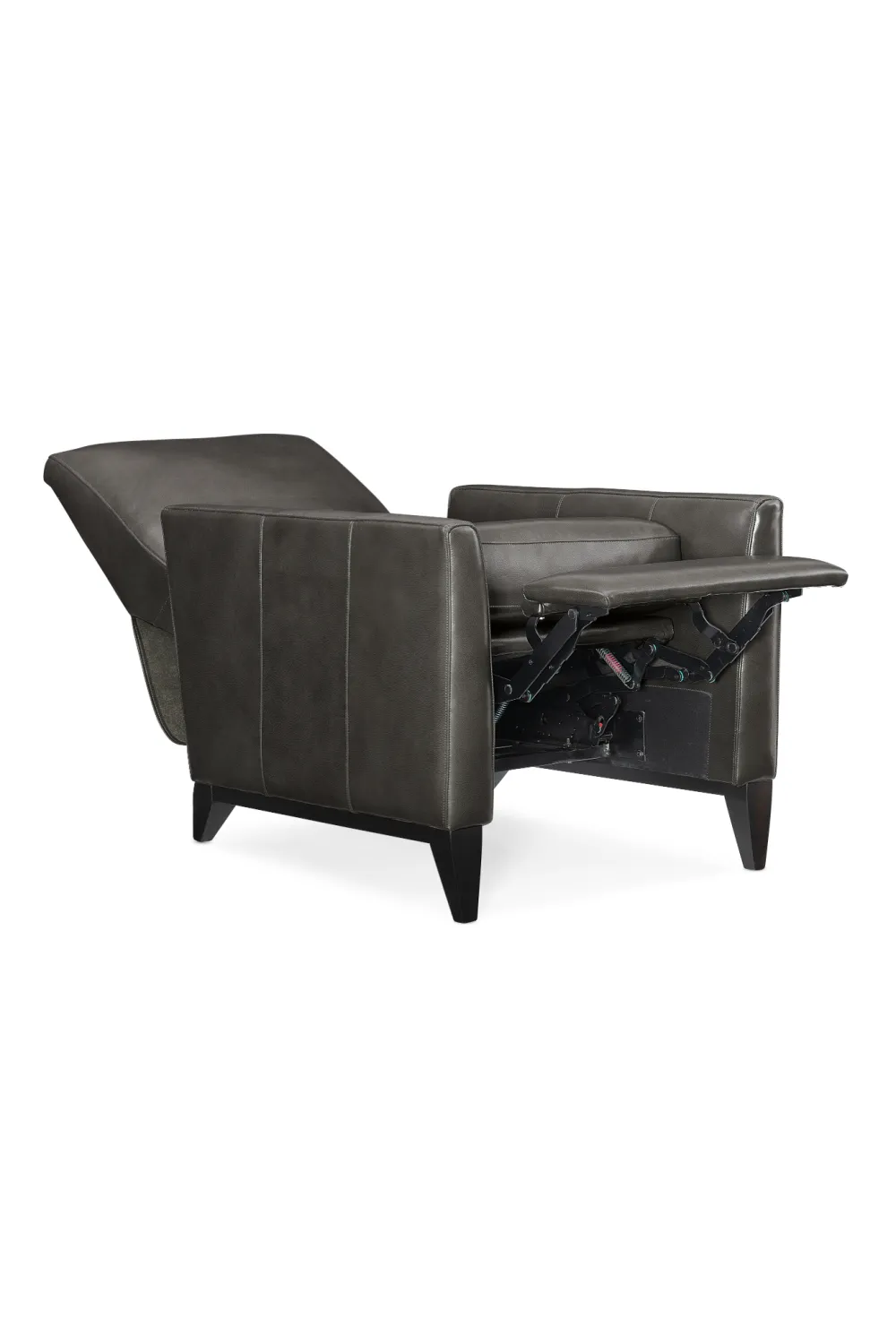 Black Leather Reclining Chair | Caracole Lean On Me