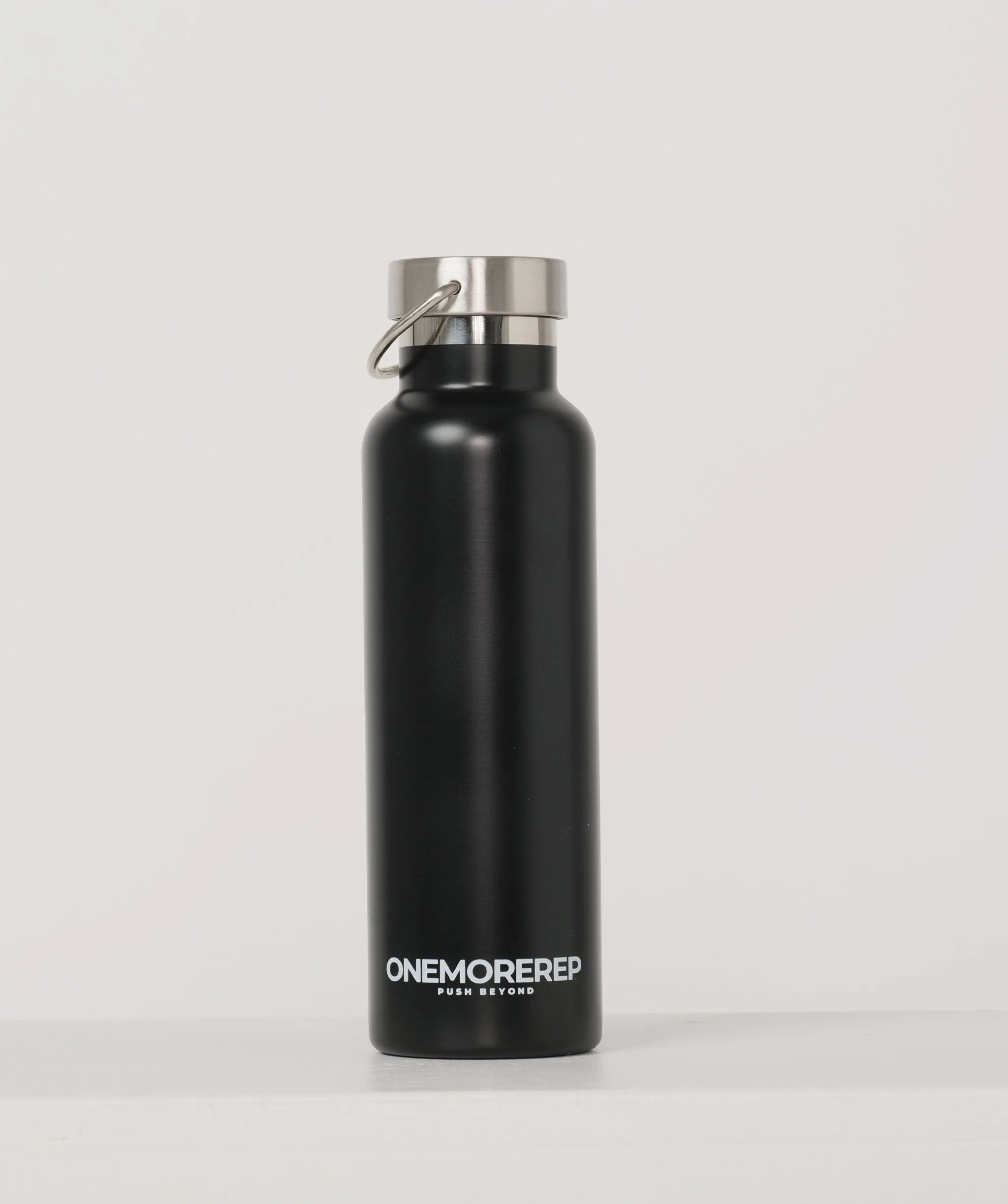 Black Metal Water Bottle