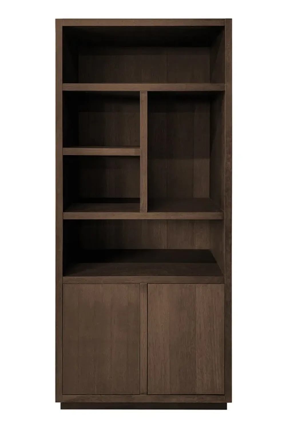 Brown Oak Bookcase | OROA Oakura