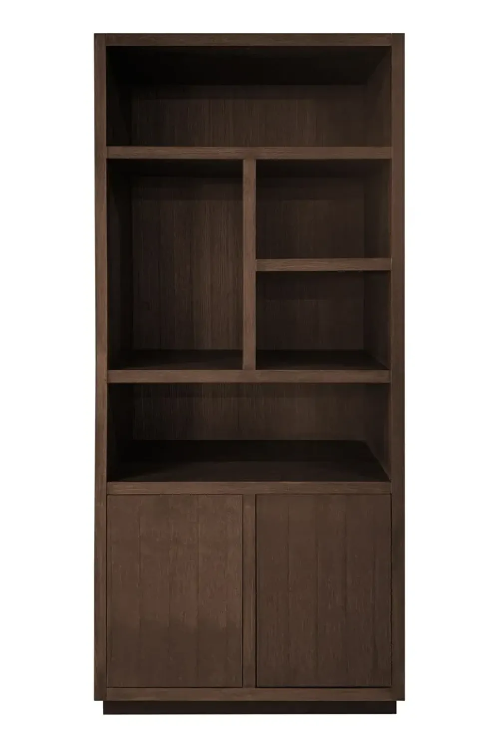 Brown Oak Bookcase | OROA Oakura