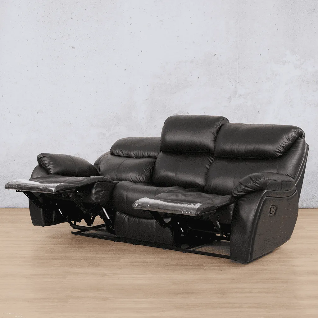 Cairo 3 Seater Leather Recliner