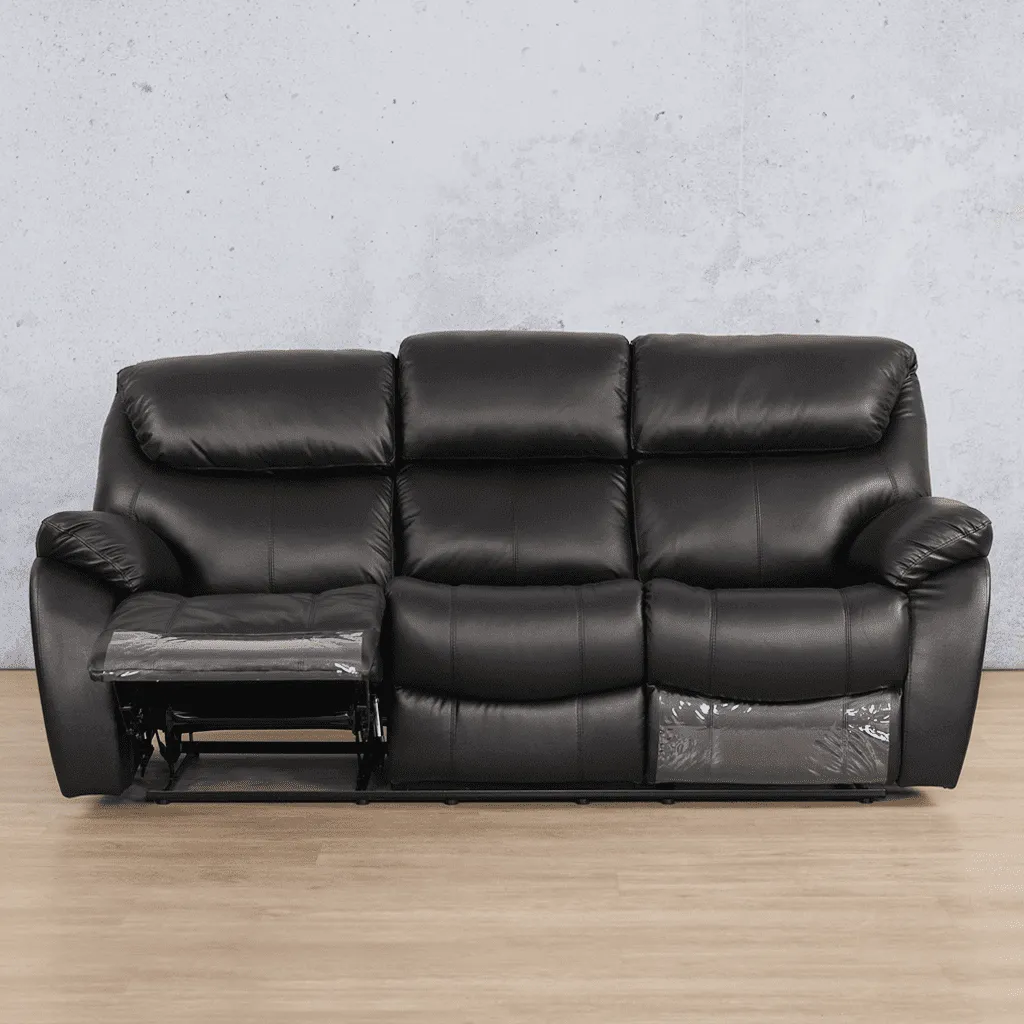 Cairo 3 Seater Leather Recliner