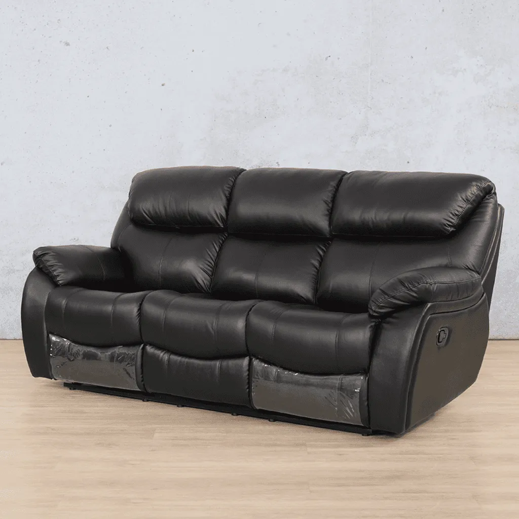 Cairo 3 Seater Leather Recliner