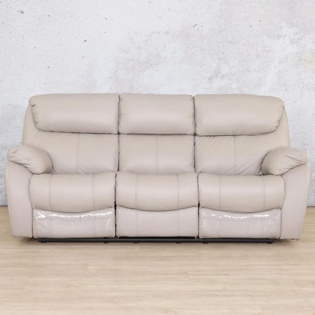 Cairo 3 Seater Leather Recliner