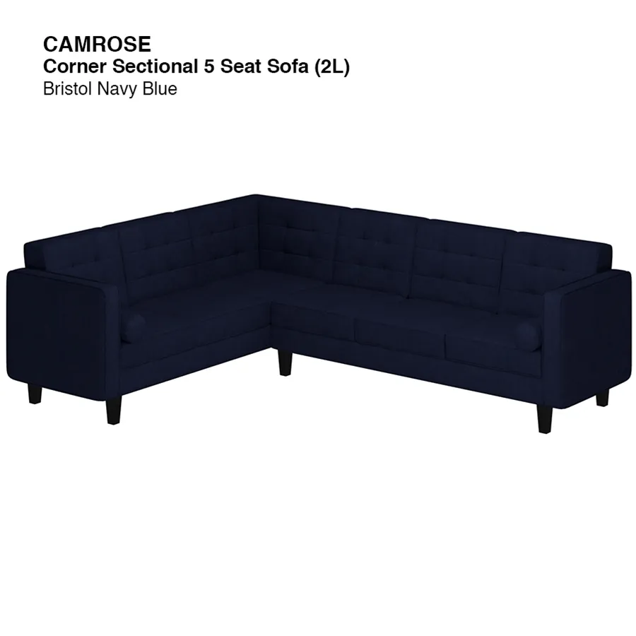 Camrose Corner Sectional 5 Seat (2L) Sofa