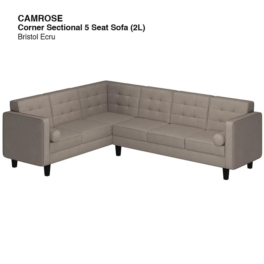 Camrose Corner Sectional 5 Seat (2L) Sofa