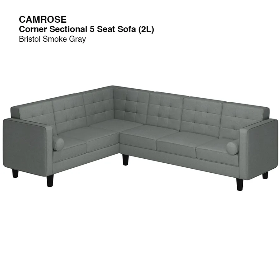 Camrose Corner Sectional 5 Seat (2L) Sofa