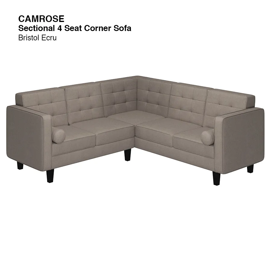 Camrose Sectional 4 Seat Corner Sofa