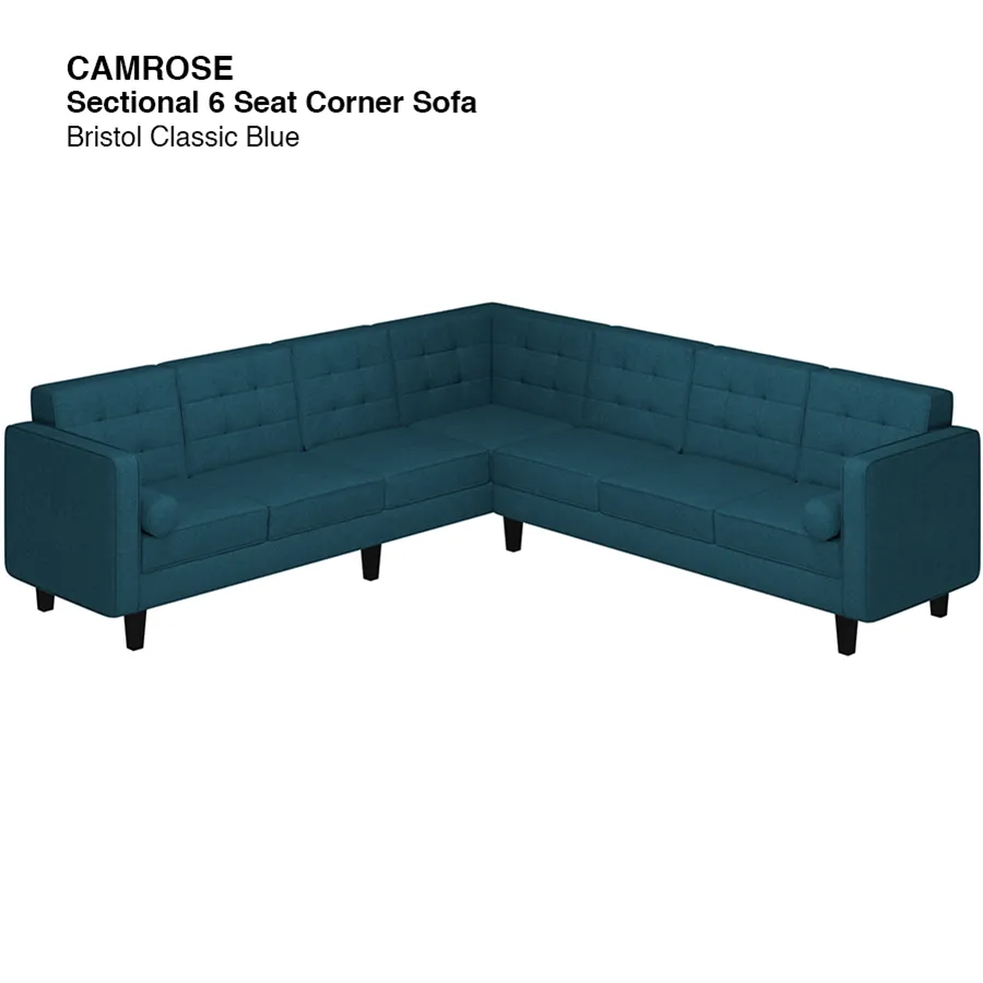 Camrose Sectional 6 Seat Corner Sofa