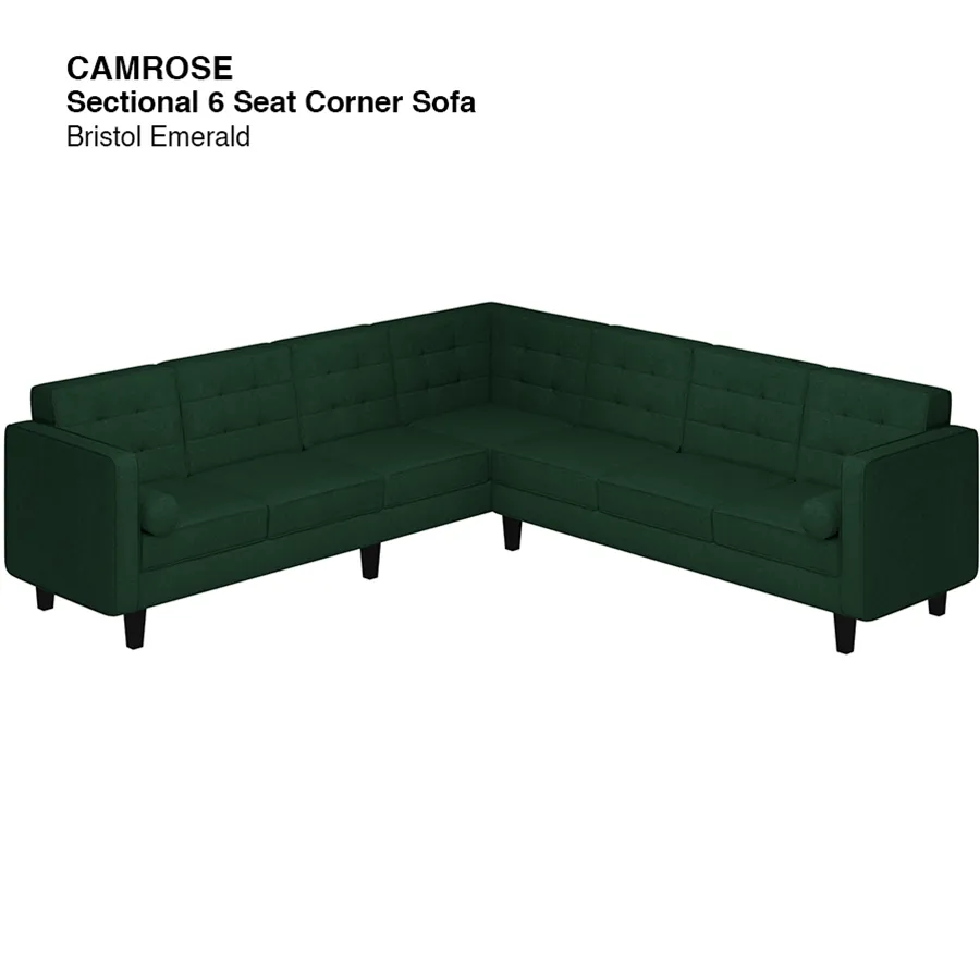 Camrose Sectional 6 Seat Corner Sofa