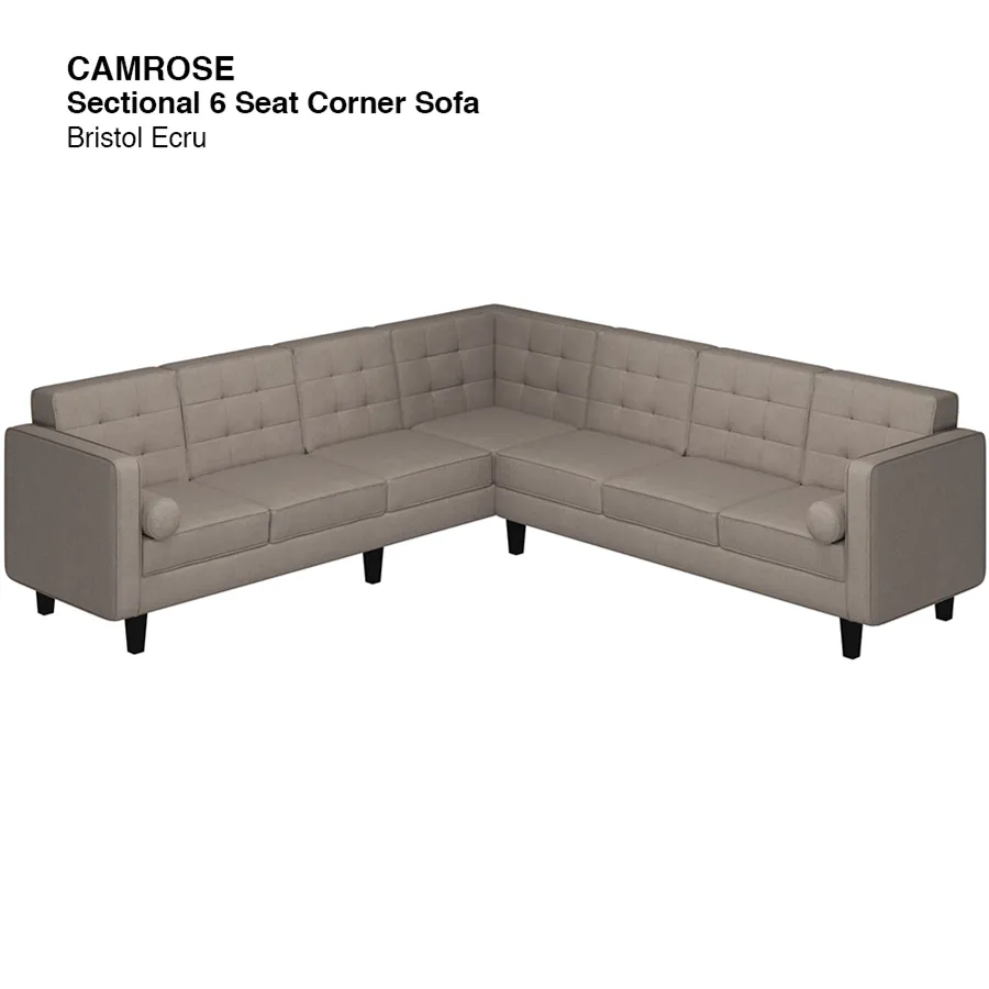 Camrose Sectional 6 Seat Corner Sofa