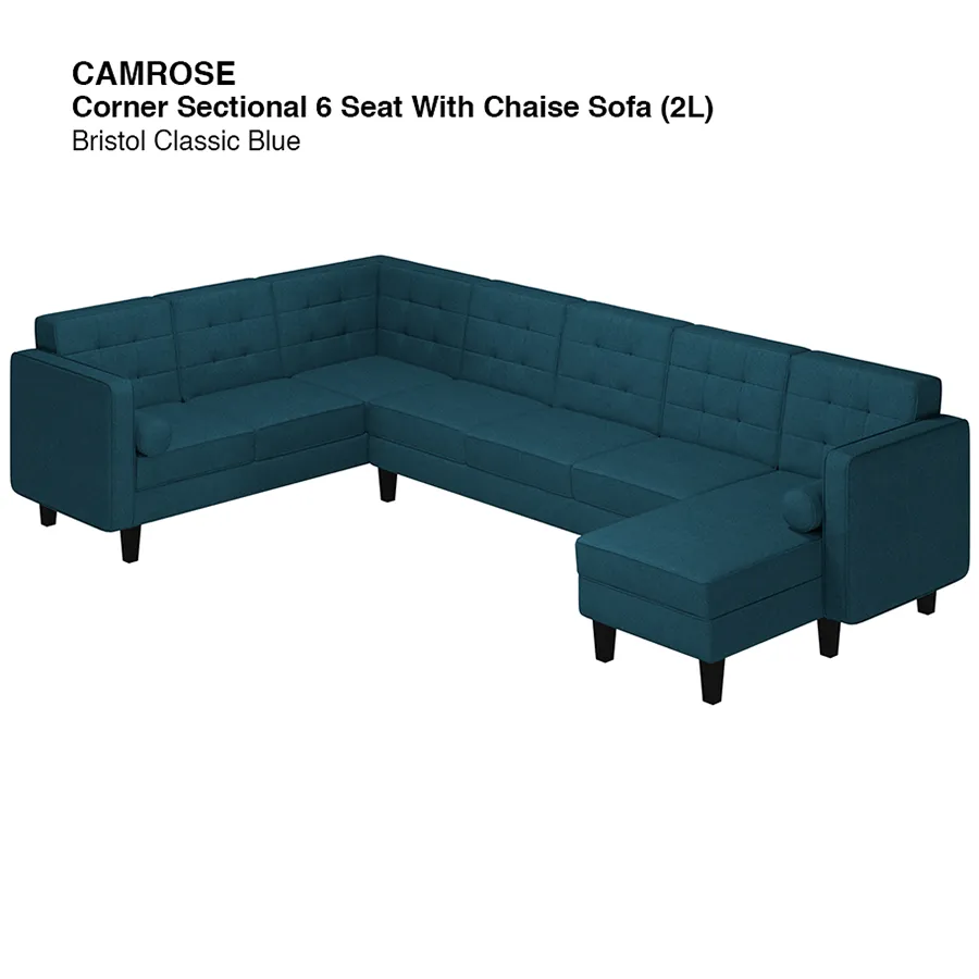 Camrose Sectional 6 Seat with Chaise (2L) Sofa