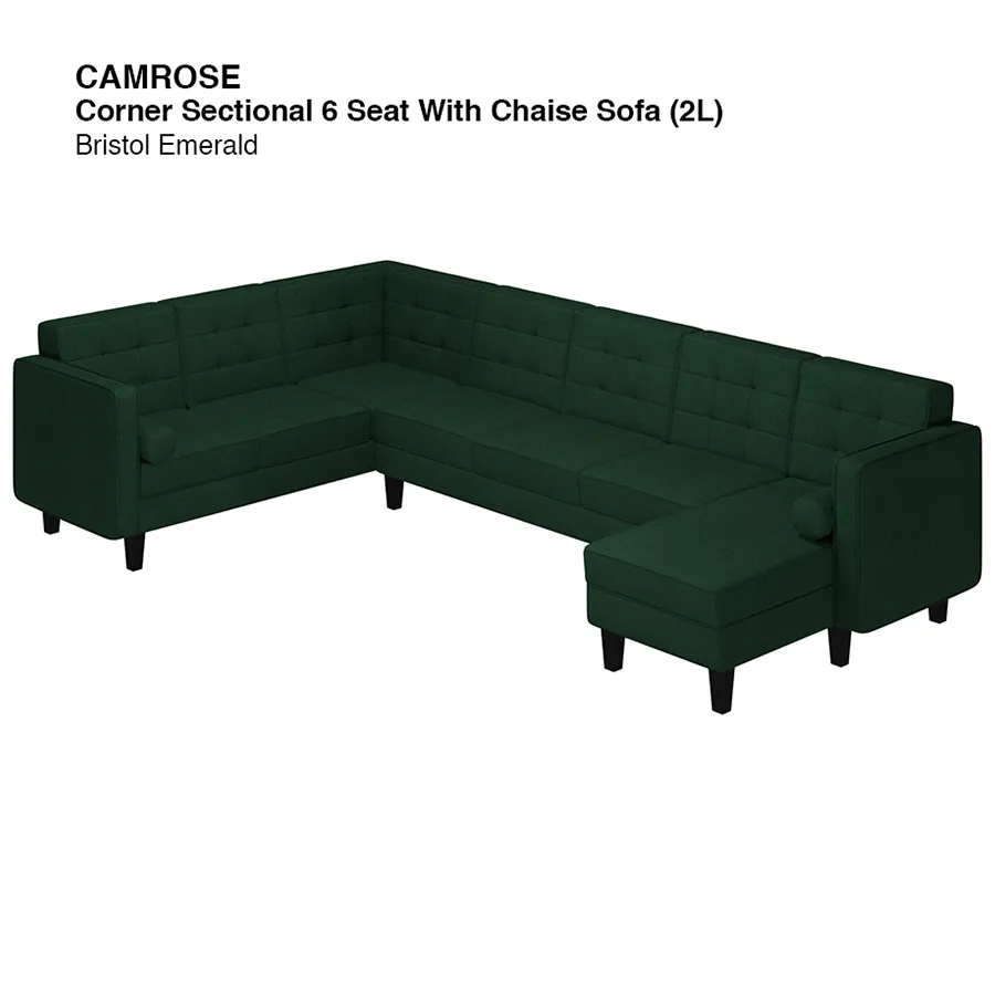 Camrose Sectional 6 Seat with Chaise (2L) Sofa