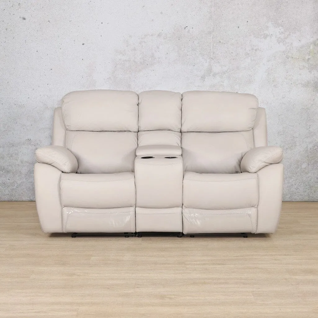 Capri 2 Seater Leather Home Theatre Recliner