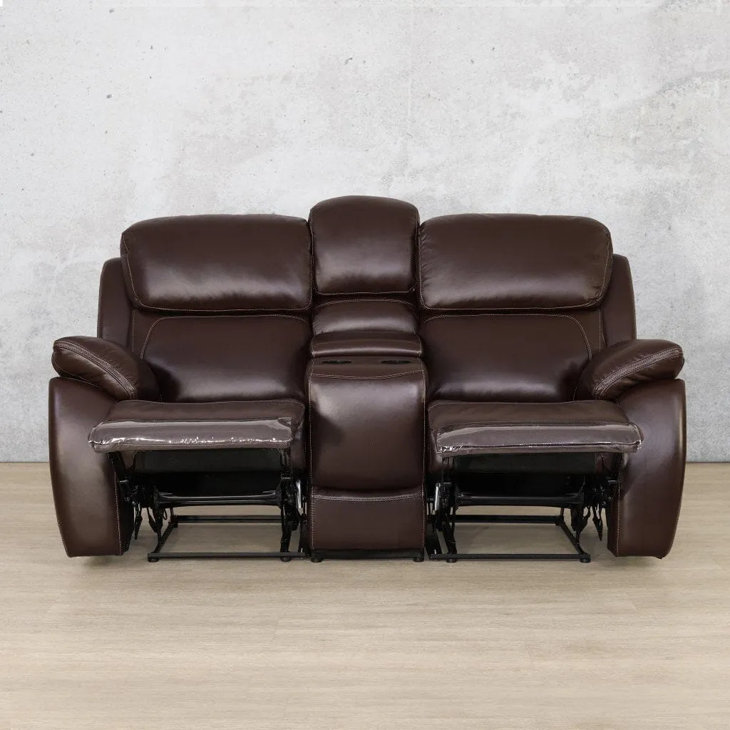 Capri 2 Seater Leather Home Theatre Recliner