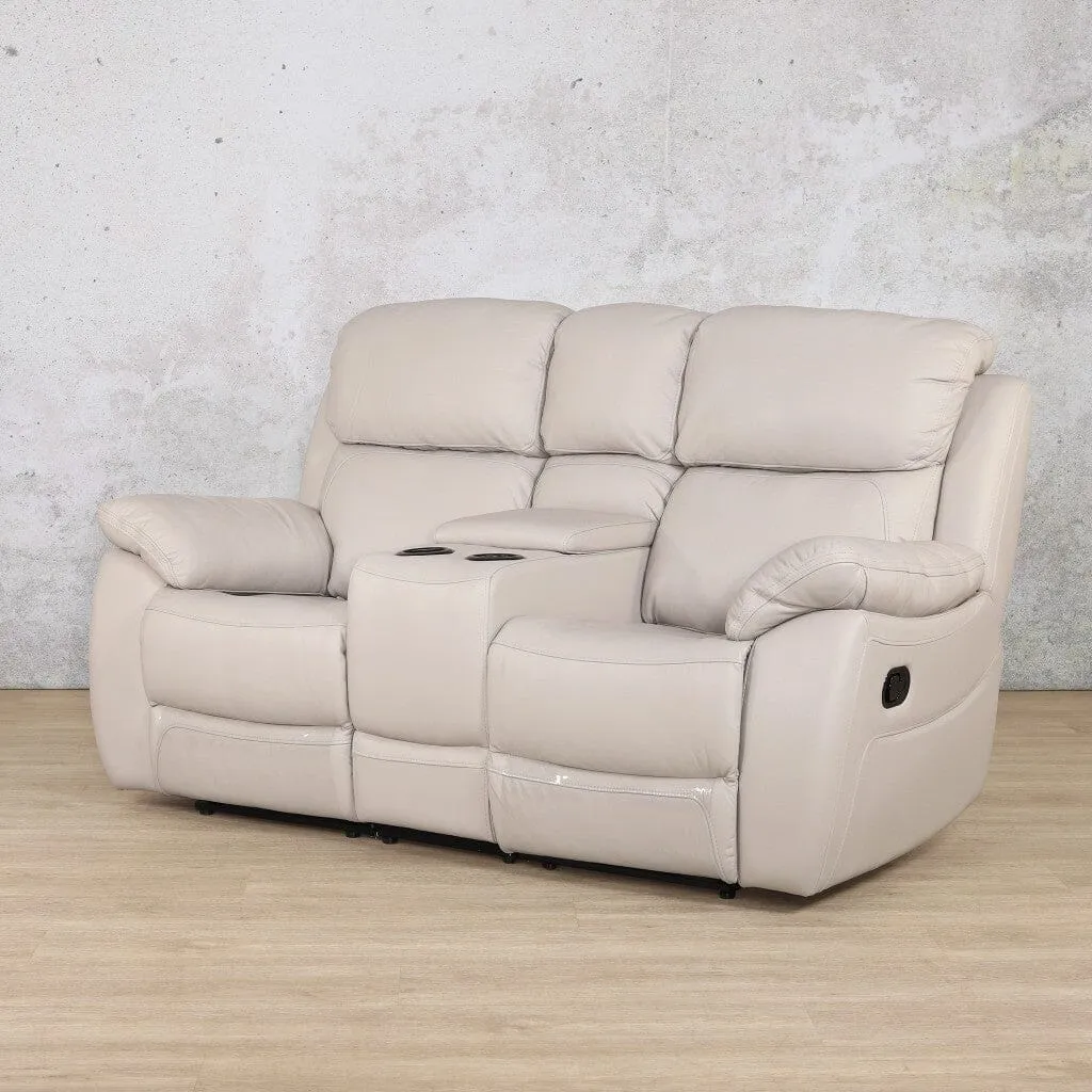 Capri 2 Seater Leather Home Theatre Recliner