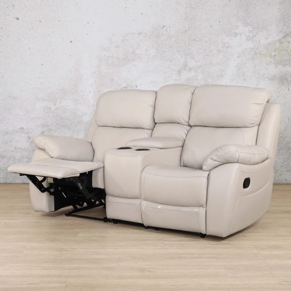 Capri 2 Seater Leather Home Theatre Recliner