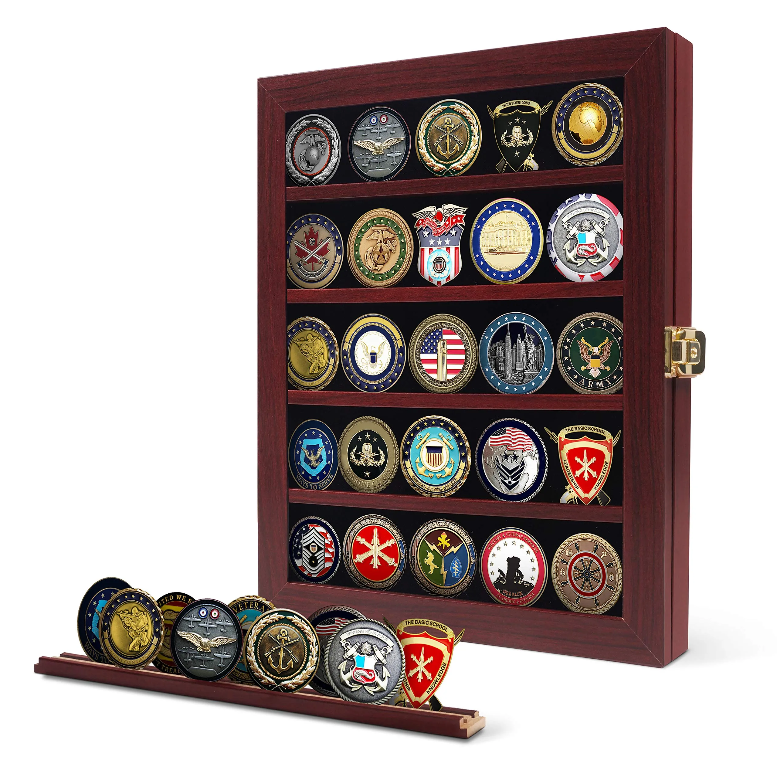 Challenge Coin Display Case Coin Case Challenge Coin Holder Coin Box Military Coin