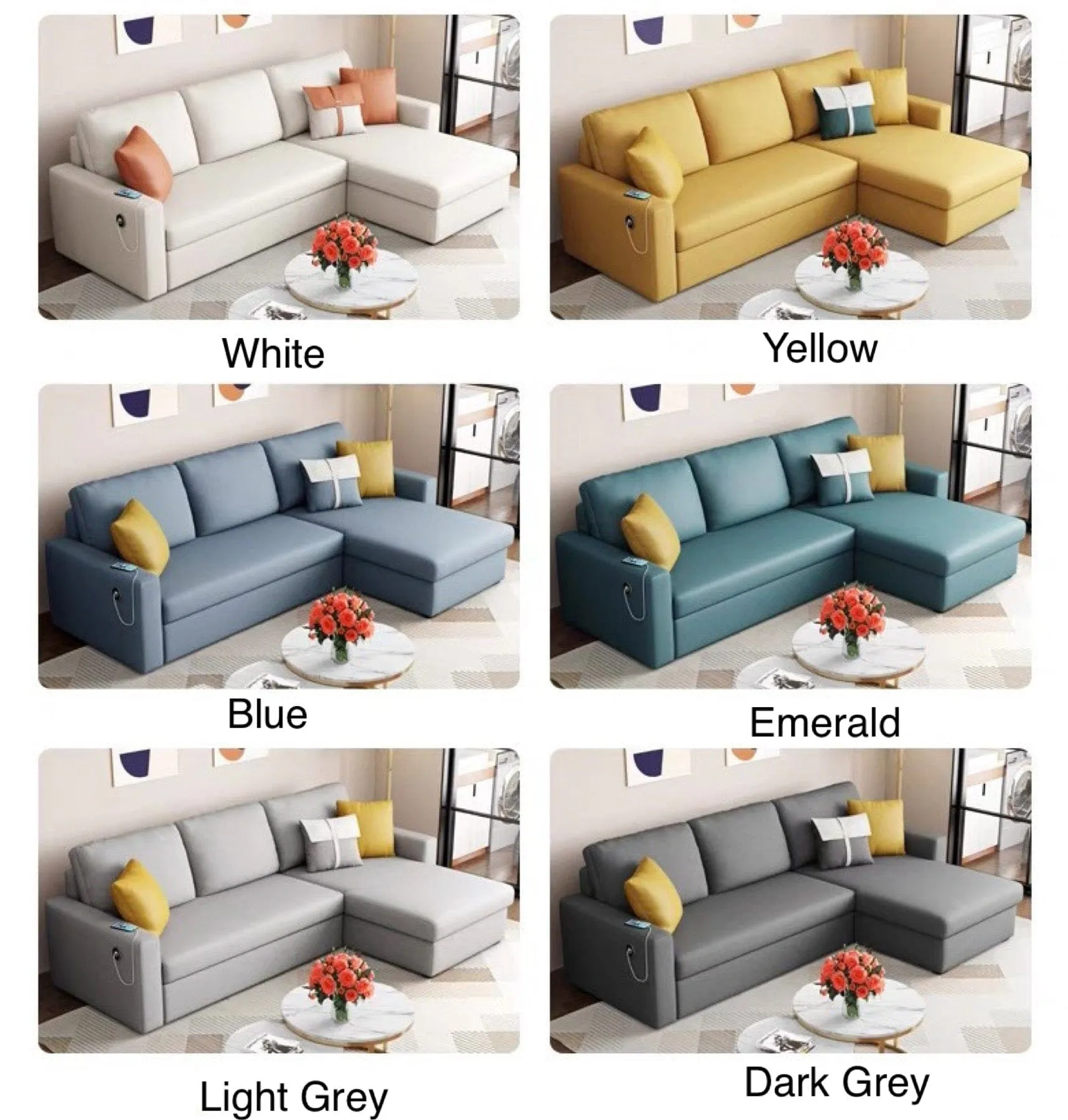 Charlie Sectional Sofa Bed