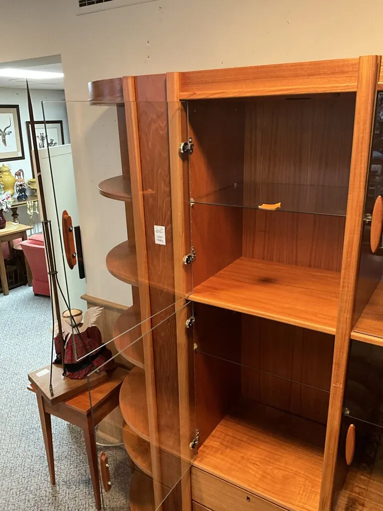 Danish Modern Teak Display Cabinet